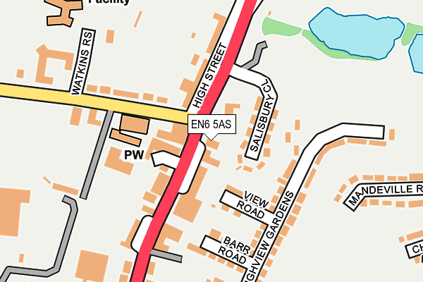 Map of ANASA PROTECT LTD at local scale