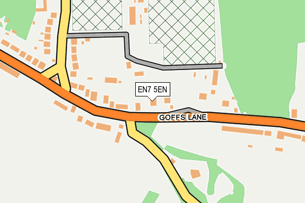 EN7 5EN map - OS OpenMap – Local (Ordnance Survey)