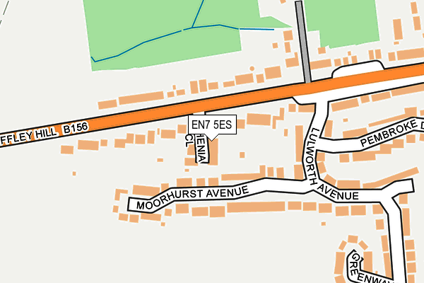 EN7 5ES map - OS OpenMap – Local (Ordnance Survey)