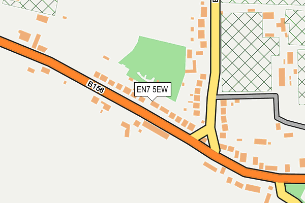 EN7 5EW map - OS OpenMap – Local (Ordnance Survey)