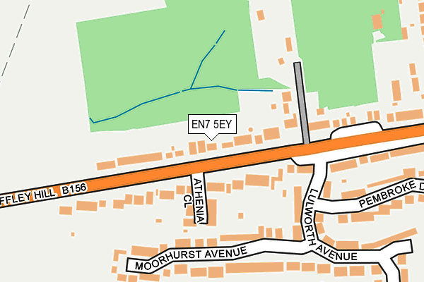 EN7 5EY map - OS OpenMap – Local (Ordnance Survey)