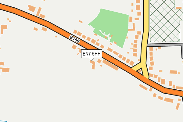 EN7 5HH map - OS OpenMap – Local (Ordnance Survey)