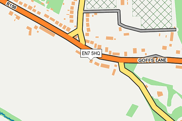 EN7 5HQ map - OS OpenMap – Local (Ordnance Survey)