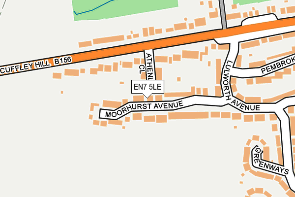 Map of PCS PROPERTIES LTD at local scale