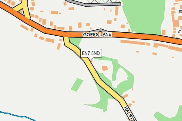 EN7 5ND map - OS OpenMap – Local (Ordnance Survey)