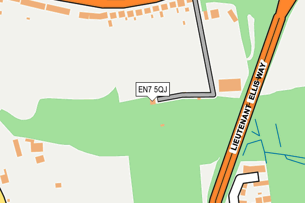 EN7 5QJ map - OS OpenMap – Local (Ordnance Survey)