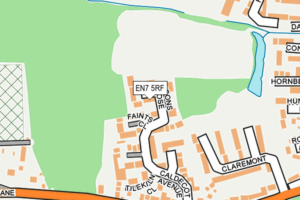 EN7 5RF map - OS OpenMap – Local (Ordnance Survey)