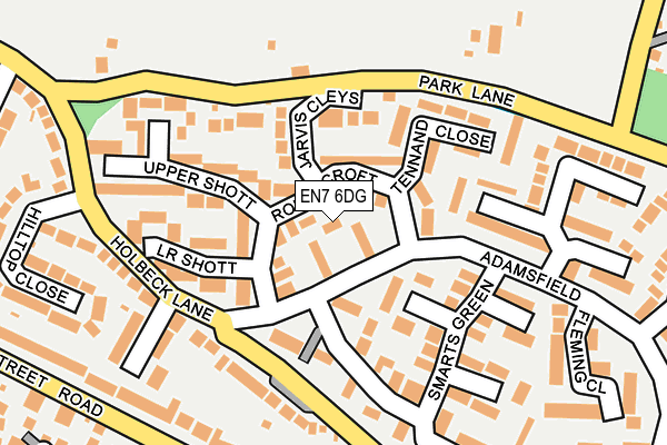 EN7 6DG map - OS OpenMap – Local (Ordnance Survey)