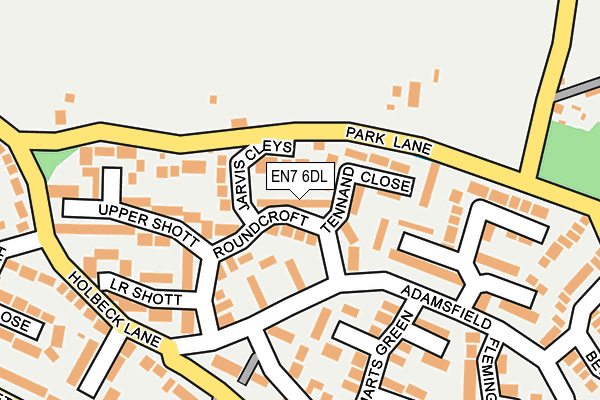 EN7 6DL map - OS OpenMap – Local (Ordnance Survey)