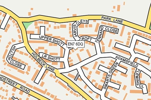 EN7 6DQ map - OS OpenMap – Local (Ordnance Survey)