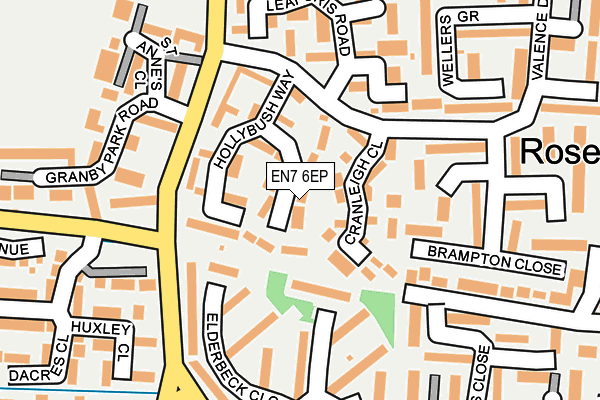 EN7 6EP map - OS OpenMap – Local (Ordnance Survey)