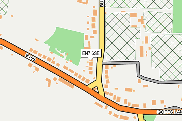 EN7 6SE map - OS OpenMap – Local (Ordnance Survey)