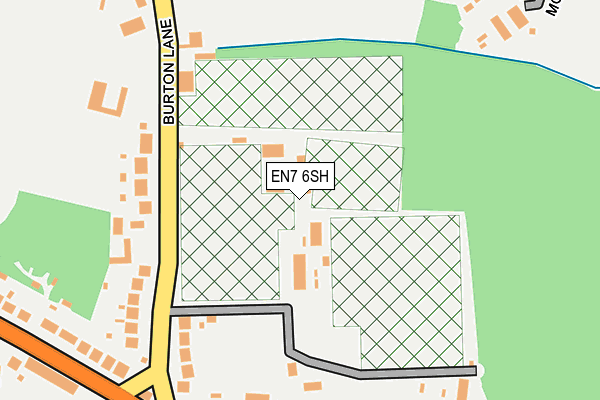 EN7 6SH map - OS OpenMap – Local (Ordnance Survey)