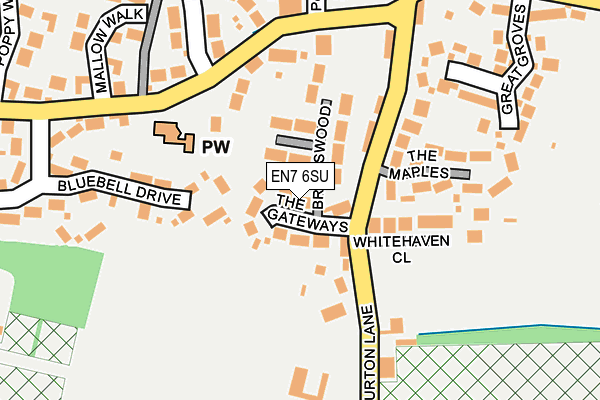 Map of ASRP ESTATES LTD at local scale