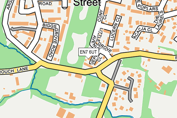 EN7 6UT map - OS OpenMap – Local (Ordnance Survey)