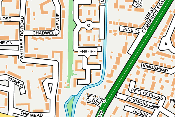EN8 0FF map - OS OpenMap – Local (Ordnance Survey)