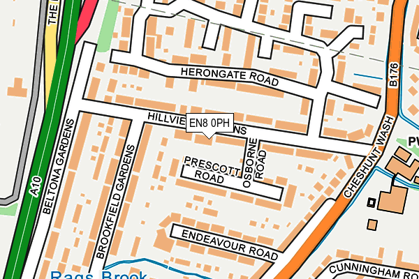 EN8 0PH map - OS OpenMap – Local (Ordnance Survey)