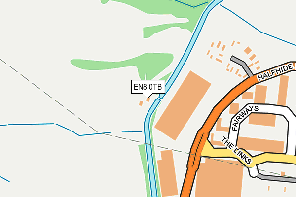 EN8 0TB map - OS OpenMap – Local (Ordnance Survey)