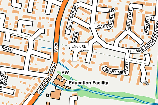 Map of RPW TRADING LTD at local scale