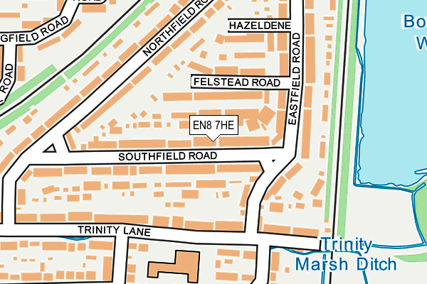 Map of ED&A PROPERTIES LIMITED at local scale