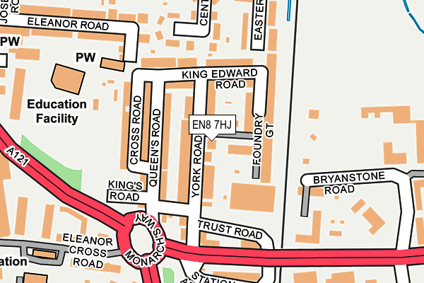 Map of 63 YORK ROAD LTD at local scale