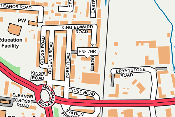 EN8 7HR map - OS OpenMap – Local (Ordnance Survey)