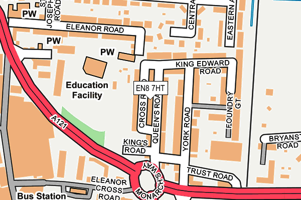 EN8 7HT map - OS OpenMap – Local (Ordnance Survey)