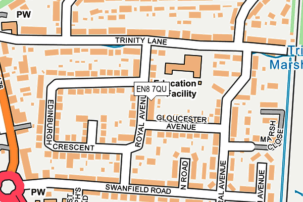 Map of RECBER BUILDING LTD at local scale