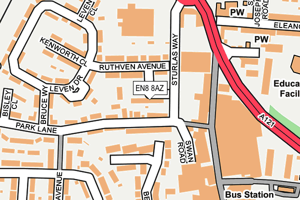 Map of AMI CONSTRUCTION LTD at local scale