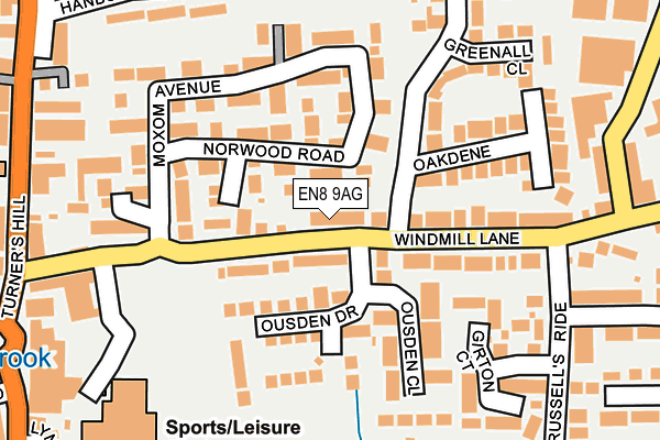 Map of ANGLO INTERNATIONAL SCHOOL LTD at local scale
