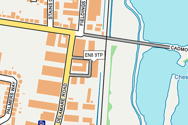 EN8 9TP map - OS OpenMap – Local (Ordnance Survey)