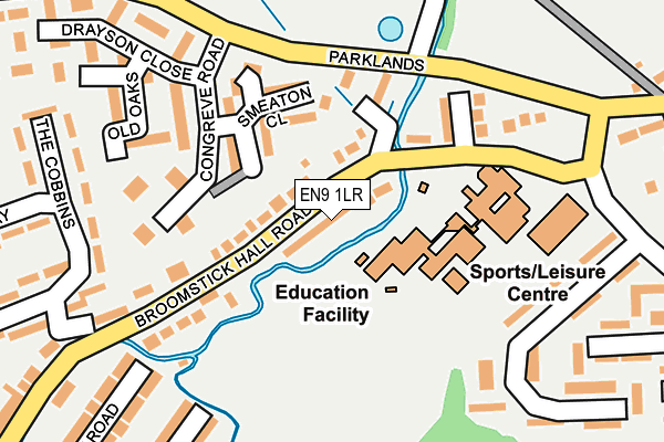 EN9 1LR map - OS OpenMap – Local (Ordnance Survey)