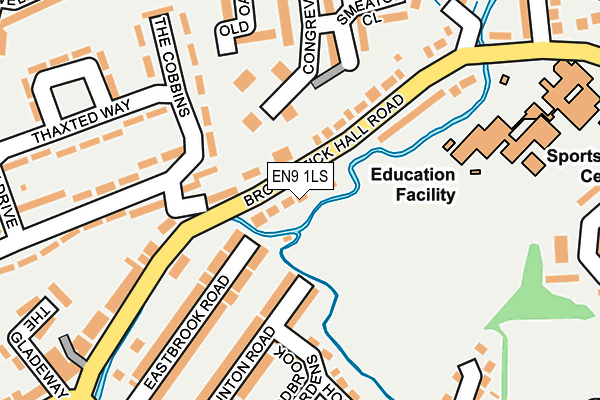 EN9 1LS map - OS OpenMap – Local (Ordnance Survey)