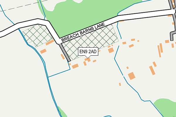 EN9 2AD map - OS OpenMap – Local (Ordnance Survey)