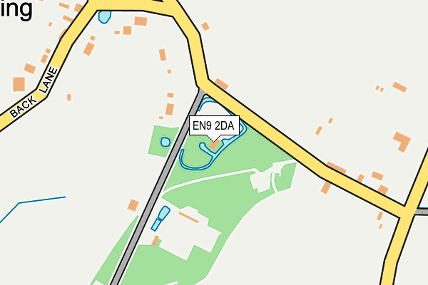 EN9 2DA map - OS OpenMap – Local (Ordnance Survey)