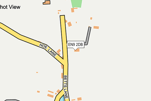 EN9 2DB map - OS OpenMap – Local (Ordnance Survey)