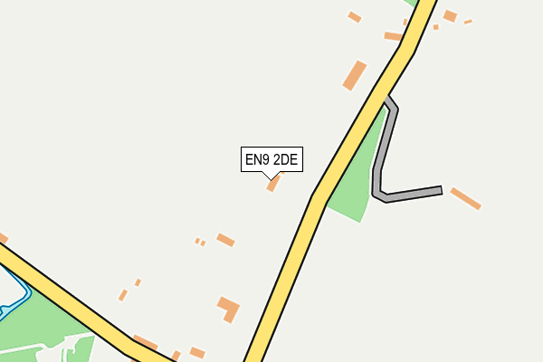 EN9 2DE map - OS OpenMap – Local (Ordnance Survey)