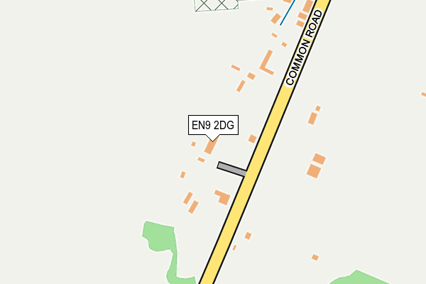 EN9 2DG map - OS OpenMap – Local (Ordnance Survey)