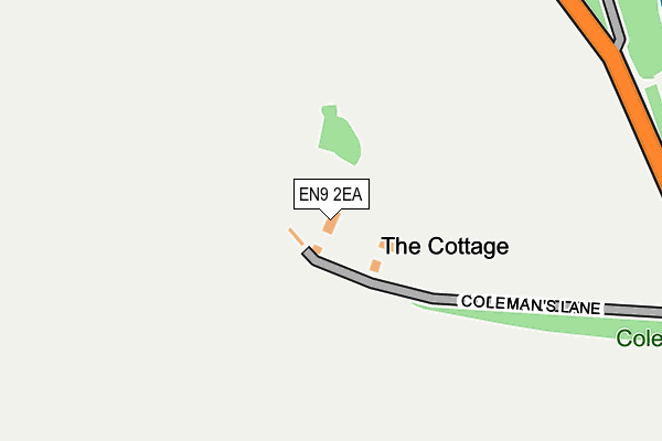 EN9 2EA map - OS OpenMap – Local (Ordnance Survey)