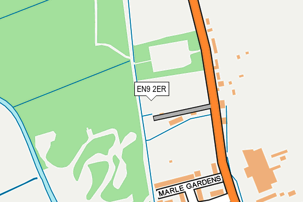 EN9 2ER map - OS OpenMap – Local (Ordnance Survey)