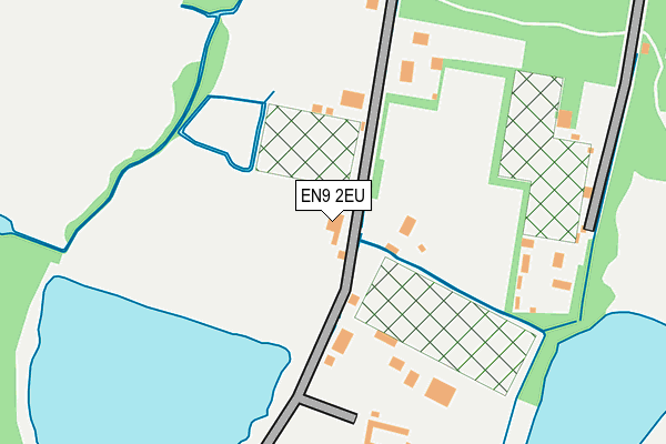 EN9 2EU map - OS OpenMap – Local (Ordnance Survey)