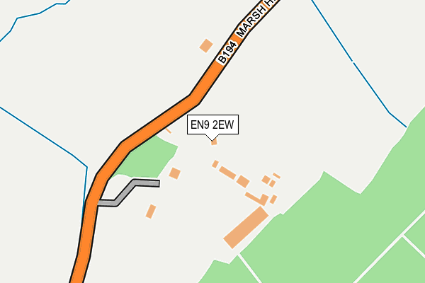 EN9 2EW map - OS OpenMap – Local (Ordnance Survey)
