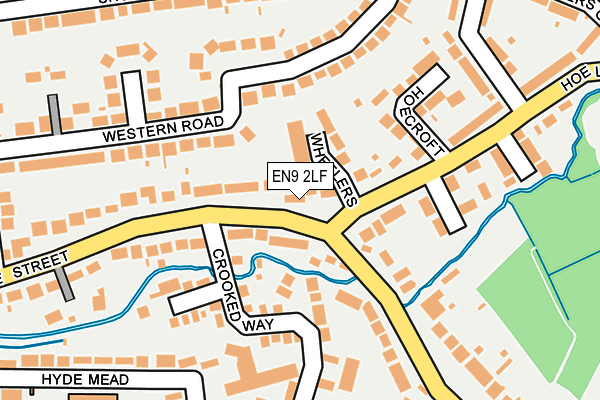 EN9 2LF map - OS OpenMap – Local (Ordnance Survey)