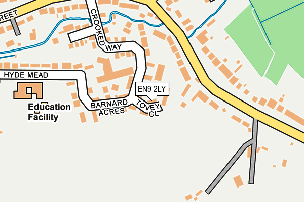 EN9 2LY map - OS OpenMap – Local (Ordnance Survey)
