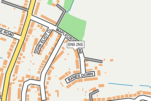 EN9 2NS map - OS OpenMap – Local (Ordnance Survey)