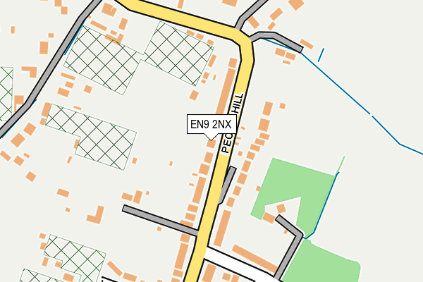 EN9 2NX map - OS OpenMap – Local (Ordnance Survey)