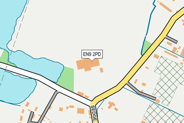 EN9 2PD map - OS OpenMap – Local (Ordnance Survey)