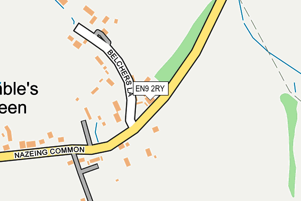 EN9 2RY map - OS OpenMap – Local (Ordnance Survey)