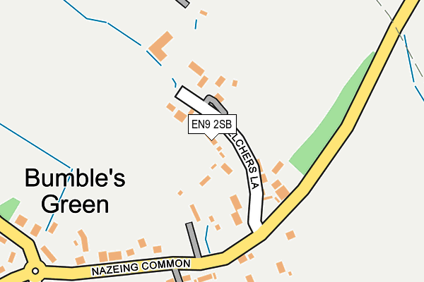 EN9 2SB map - OS OpenMap – Local (Ordnance Survey)