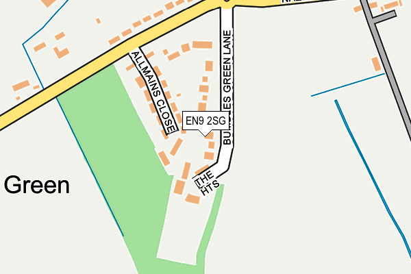 EN9 2SG map - OS OpenMap – Local (Ordnance Survey)